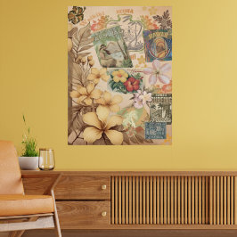 ヴィンテージハワイアンスクラップブックページ1 ポスター