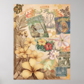 ヴィンテージハワイアンスクラップブックページ1 ポスター (正面)