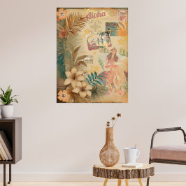 ヴィンテージハワイアンスクラップブックページ2 ポスター