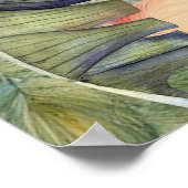 ヴィンテージハワイアンスクラップブックページ4 ポスター (角)