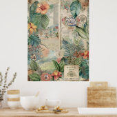 ヴィンテージハワイアンスクラップブックページ5 ポスター (キッチン)