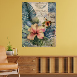 ヴィンテージハワイアンスクラップブックページ6 ポスター