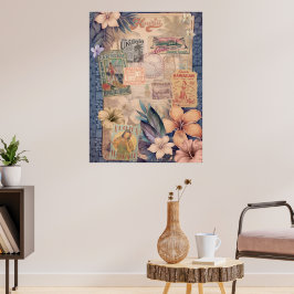 ヴィンテージハワイアンスクラップブック：トラベルハワイ ポスター