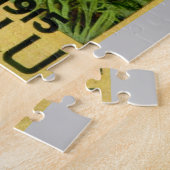 ヴィンテージハワイアントラベルアートイラストレーション旧 ジグソーパズル (側面)