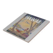 ヴィンテージハワイアントラベルハワイフラダンサー!   タイル (側面)