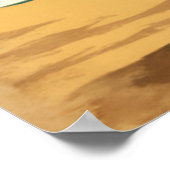 ヴィンテージハワイアントラベルホノルルミッドパシフィック ポスター (角)