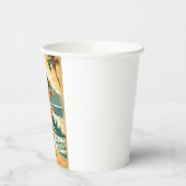 ヴィンテージハワイアントラベルホノルルミッドパシフィック 紙コップ (左)