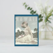 ヴィンテージハワイアントラベル – ハワイフラダンサーポス ポストカード (スタンド正面)