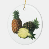 ヴィンテージハワイアンパイナップルオーガニック、フードフルーツ セラミックオーナメント (左)
