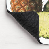 ヴィンテージハワイアンパイナップルオーガニック、フードフルーツ マウスパッド (コーナー)