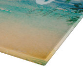 ヴィンテージハワイアンパームツリーズハガキ カッティングボード (角)