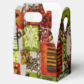 ヴィンテージハワイアンプリントパーティーのお願い箱 フェイバーボックス (オープン)