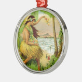 ヴィンテージハワイアン旅行 メタルオーナメント (左)