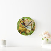 ヴィンテージハワイアン旅行 ラウンド壁時計 (ホーム)