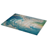 ヴィンテージハワイアン波葉書 カッティングボード (角)