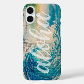 ヴィンテージハワイアン波葉書 Case-Mate iPhoneケース (裏面)