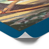 ヴィンテージハワイアン諸島トラベルアロハ太平洋 ポスター (角)