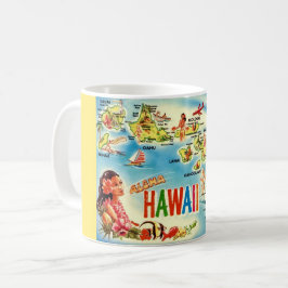 ヴィンテージハワイアン諸島マグ コーヒーマグカップ