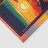 ヴィンテージハワイカラフルトラベルアートワーク 薄葉紙 (詳細)