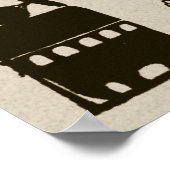 ヴィンテージハワイフラガールポスター ポスター (角)