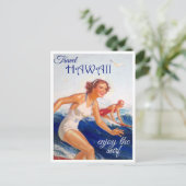 ヴィンテージハワイ旅行はがき ポストカード (スタンド正面)