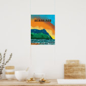 ヴィンテージハワイ旅行ポスター ポスター (キッチン)