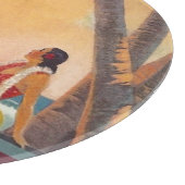 ヴィンテージハワイ旅行 カッティングボード (角)