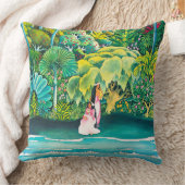 ヴィンテージハワイ旅行 クッション (ブランケット)