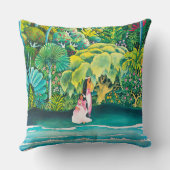 ヴィンテージハワイ旅行 クッション (裏面)