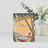 ヴィンテージハワイ旅行 ポストカード (スタンド正面)