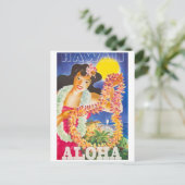 ヴィンテージハワイ旅行 ポストカード (スタンド正面)