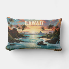 ヴィンテージハワイ熱帯ビーチトラベル&ジム名 ランバークッション