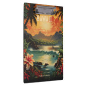 ヴィンテージハワイ熱帯ビーチ旅行 クリップボード (右)