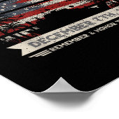 ヴィンテージハワイ米国国旗Tee,パールハーバー ポスター (角)