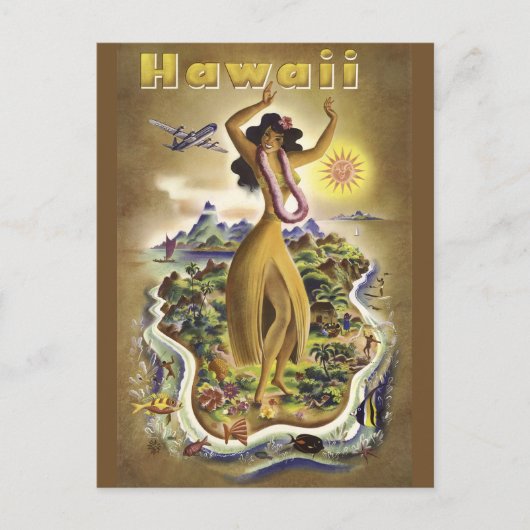 ヴィンテージハワイ2 ポストカード (正面)