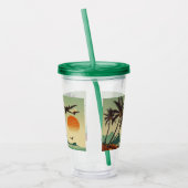 ヴィンテージハワイ/トロピカル アクリルタンブラー (左)