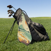 ヴィンテージハワイ/トロピカル ゴルフタオル (グリーン)