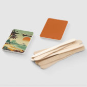 ヴィンテージハワイ/トロピカル ハンドファン (組立なし)