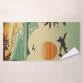 ヴィンテージハワイ/トロピカル バスタオル (バスタオル)