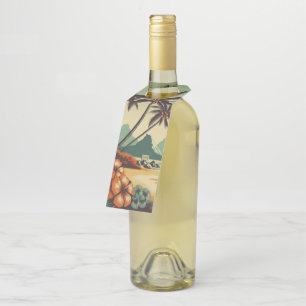 ヴィンテージハワイ/トロピカル ボトルネックタグ