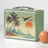 ヴィンテージハワイ/トロピカル メタルランチボックス (インサイチュ)