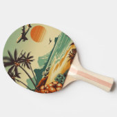 ヴィンテージハワイ/トロピカル 卓球ラケット (横)
