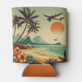 ヴィンテージハワイ/トロピカル 缶クーラー (裏面)