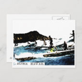 ヴィンテージハワイ ポストカード (正面/裏面)