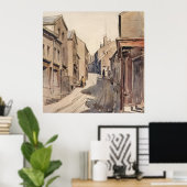 ヴィンテージハワースウエストヨークシャーイングランドブロンテ ポスター (ホームオフィス)