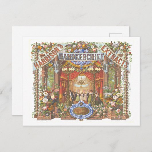 ヴィンテージハンカチーエキス ポストカード (正面/裏面)