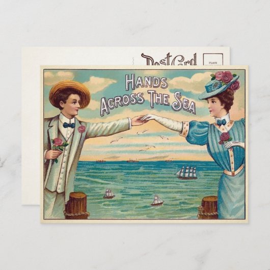 ヴィンテージハンズアバーザシーポストカード ポストカード (正面/裏面)