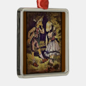 ヴィンテージハンセルアンドグレテルゼーコテージ メタルオーナメント (右)