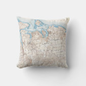 ヴィンテージハンティントンノースポートロングアイランドニューヨーク クッション (正面)