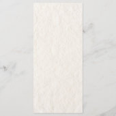 ヴィンテージハンドドローティール（緑がかった色）レトロリボン結婚ボウ メニュー (裏面)